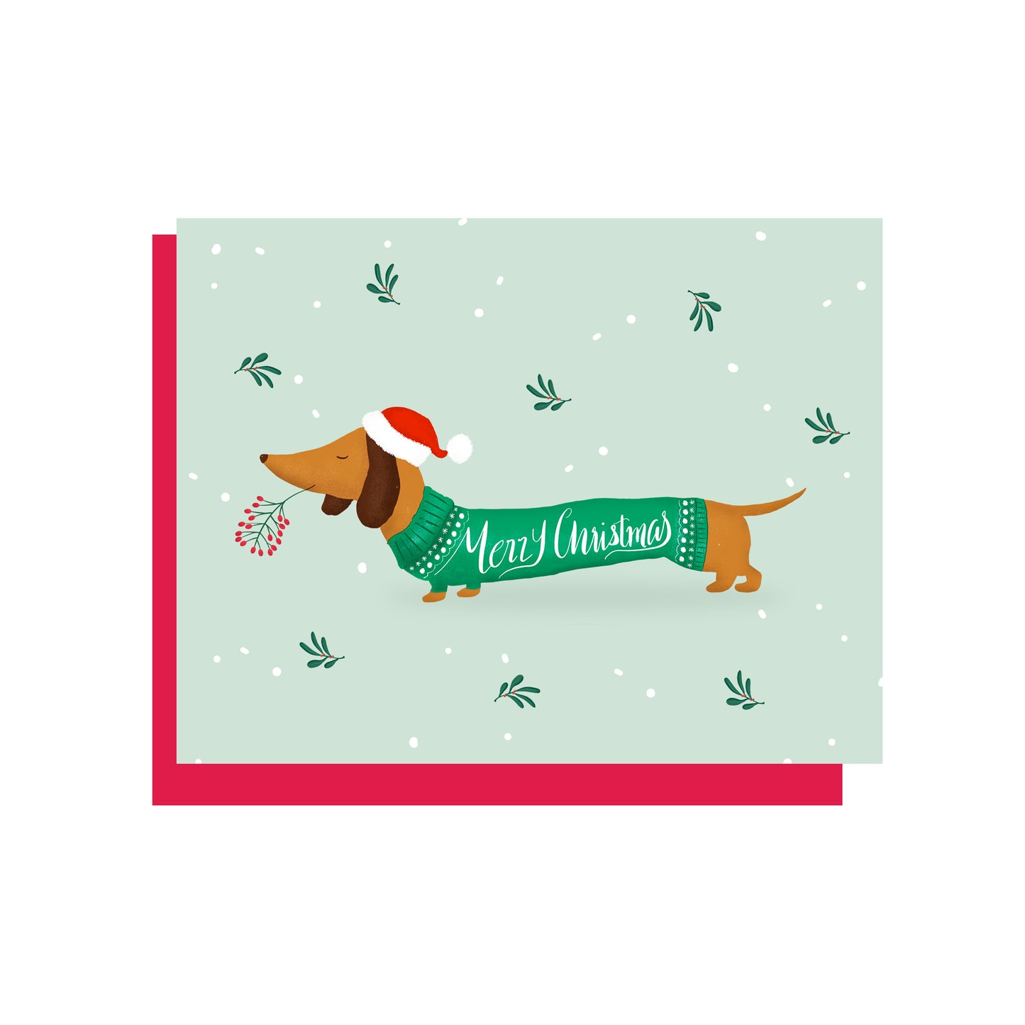 DACHSHUND HOLIDAY SWEATER