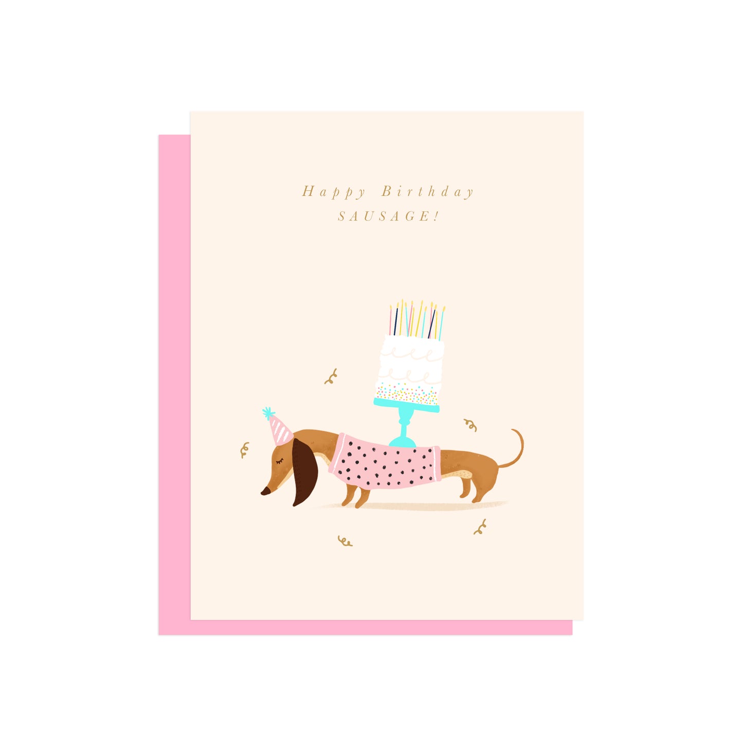 DACHSHUND B'DAY SAUSAGE