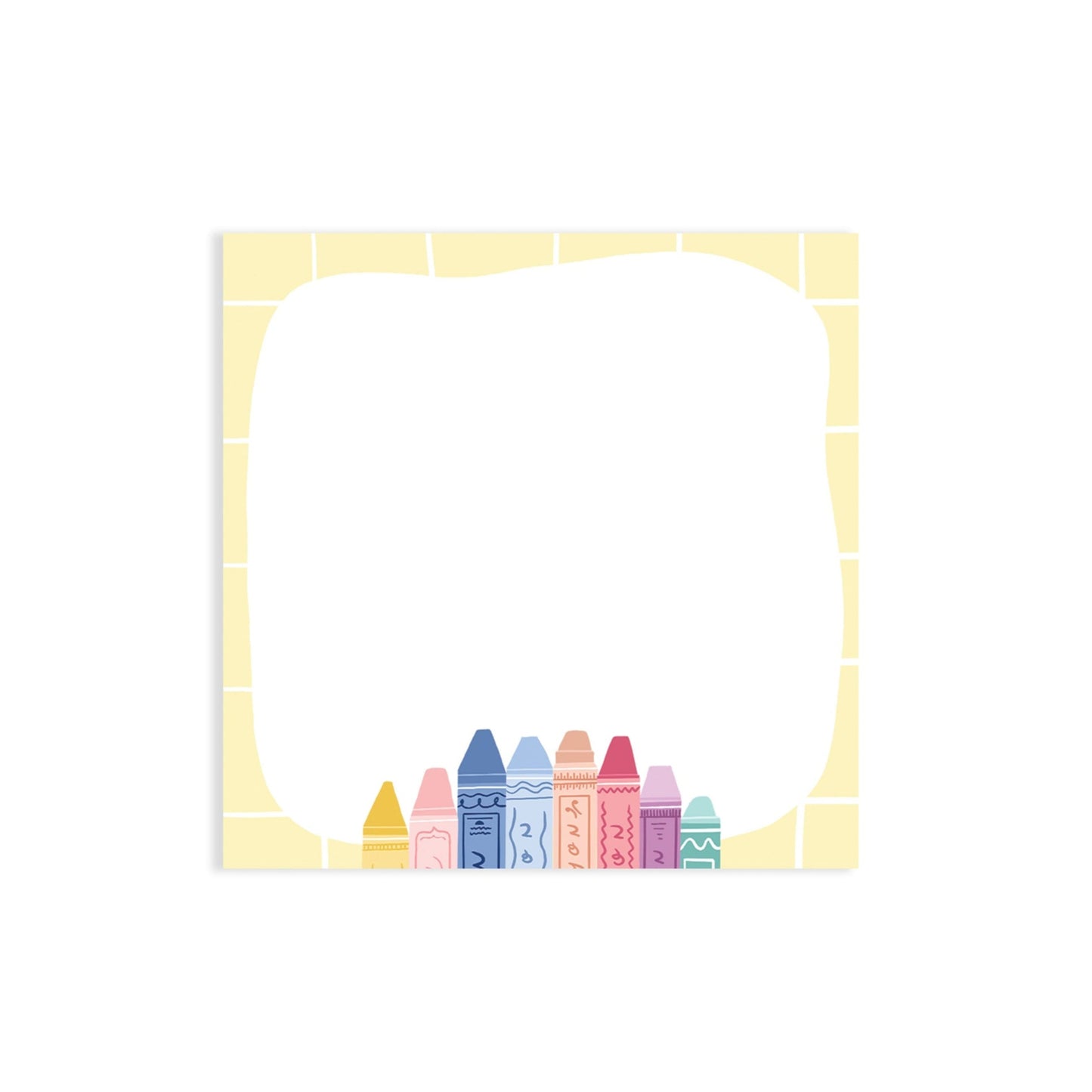 CRAYON STACK POST IT STICKY NOTES