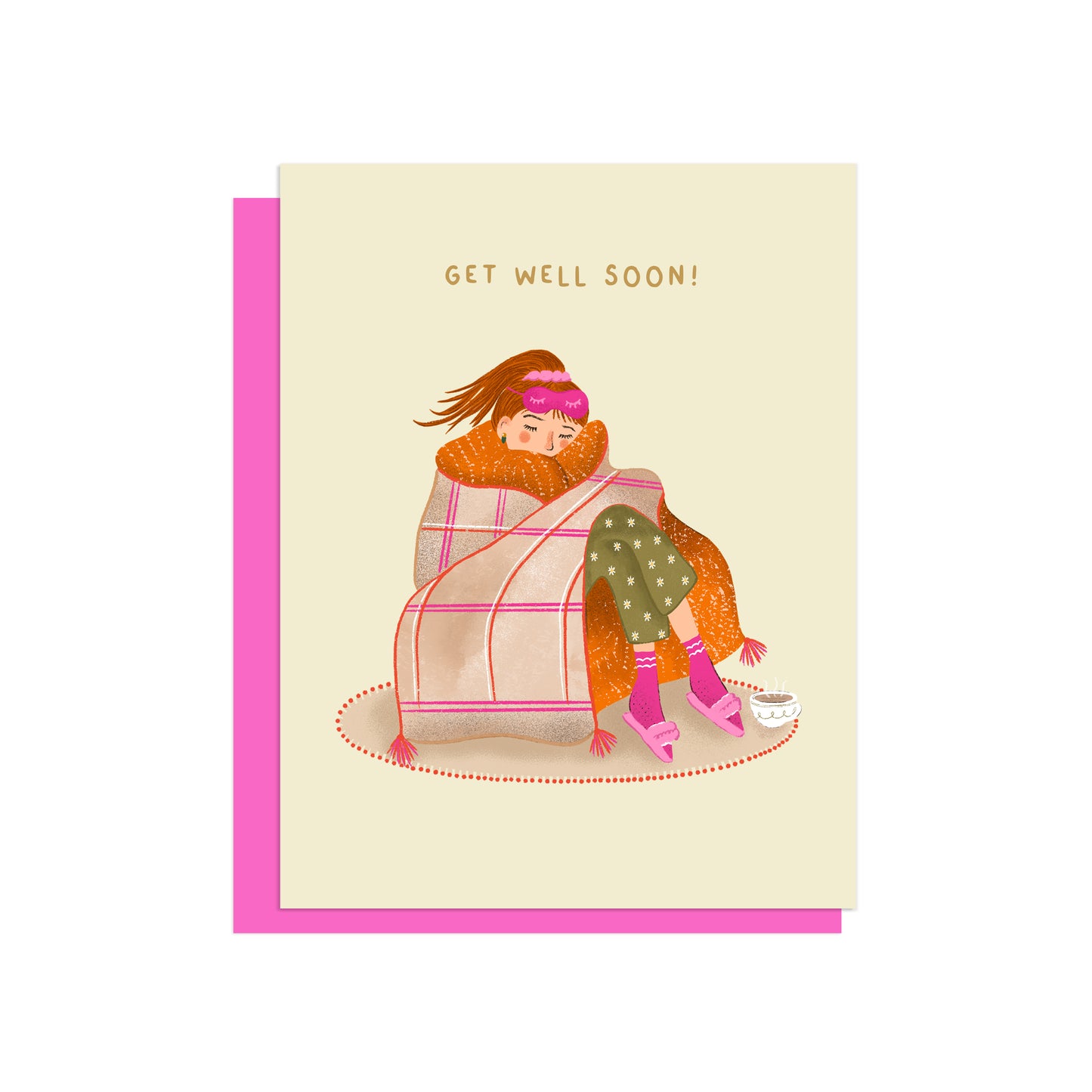 GET WELL SOON COZY PAJAMA GIRL