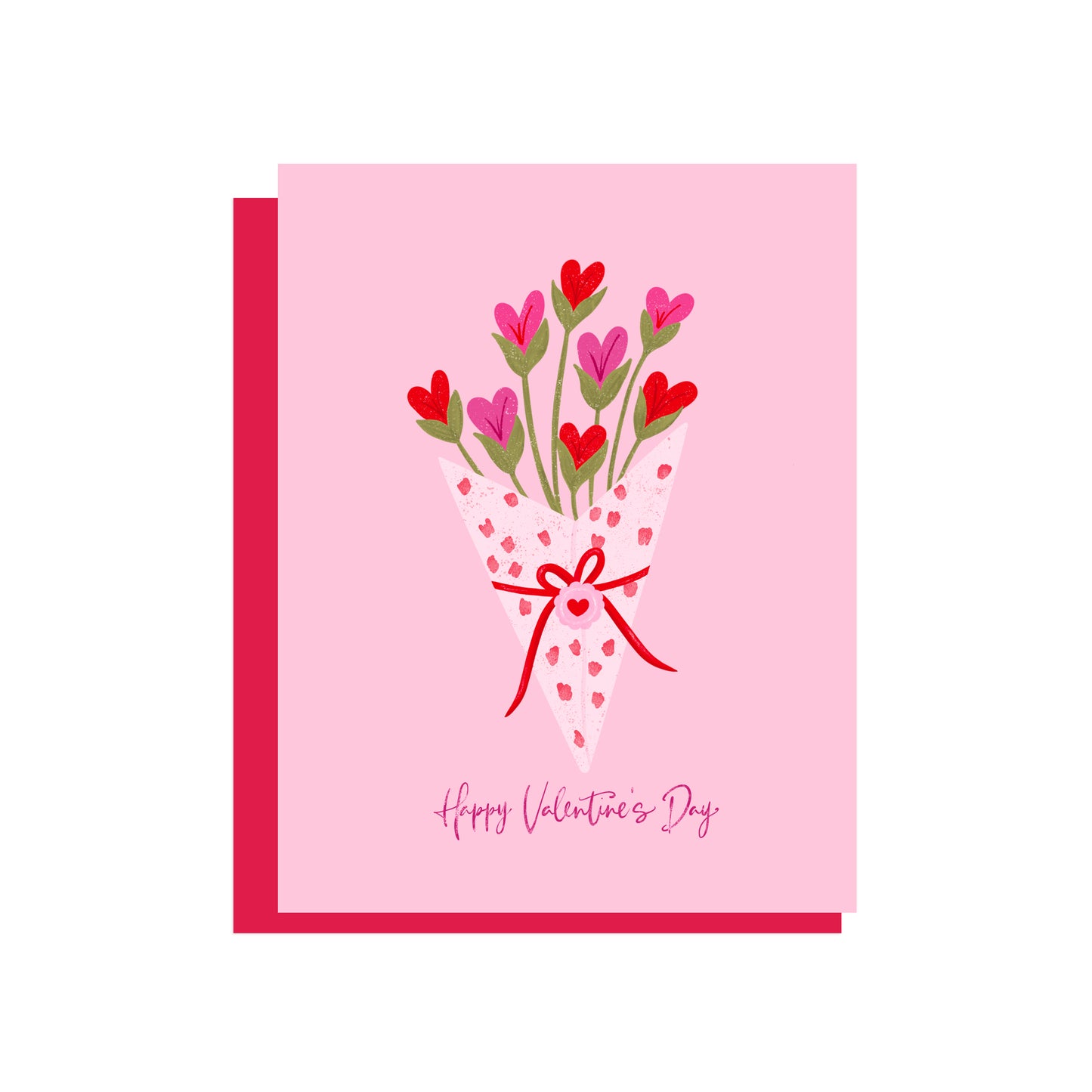 HEART FLORAL BOUQUET