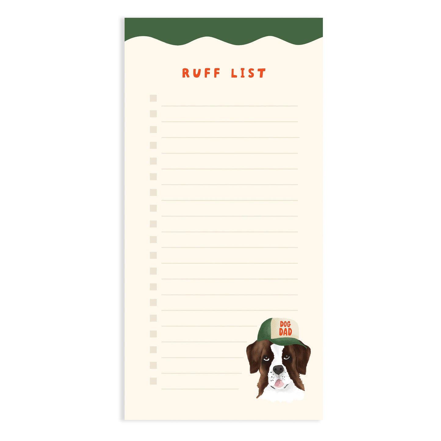 ST BERNARDS SKINNY NOTEPAD