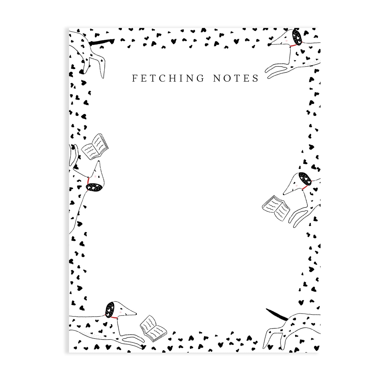 DALMATION BOOK LOVER NOTEPAD