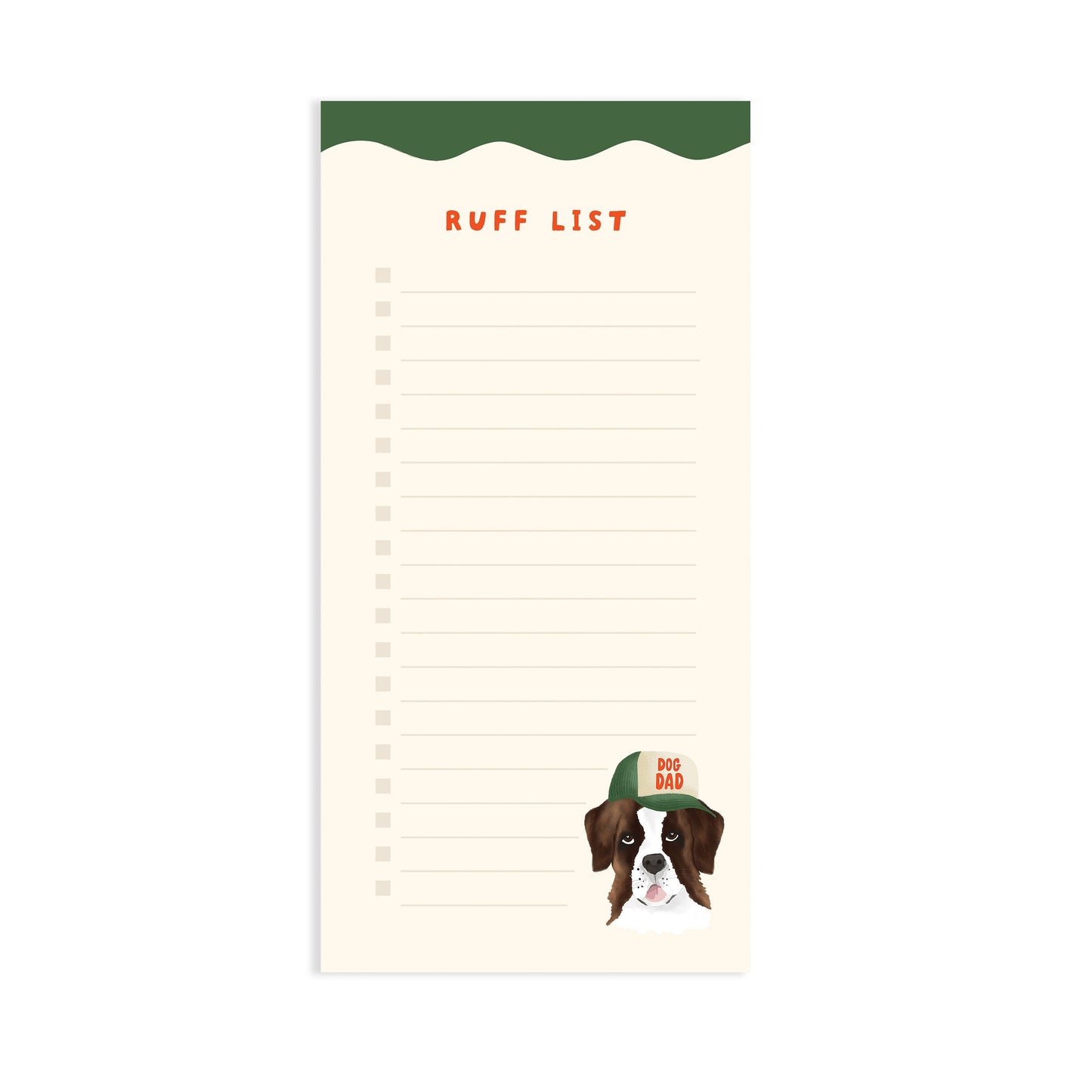 ST BERNARDS SKINNY NOTEPAD
