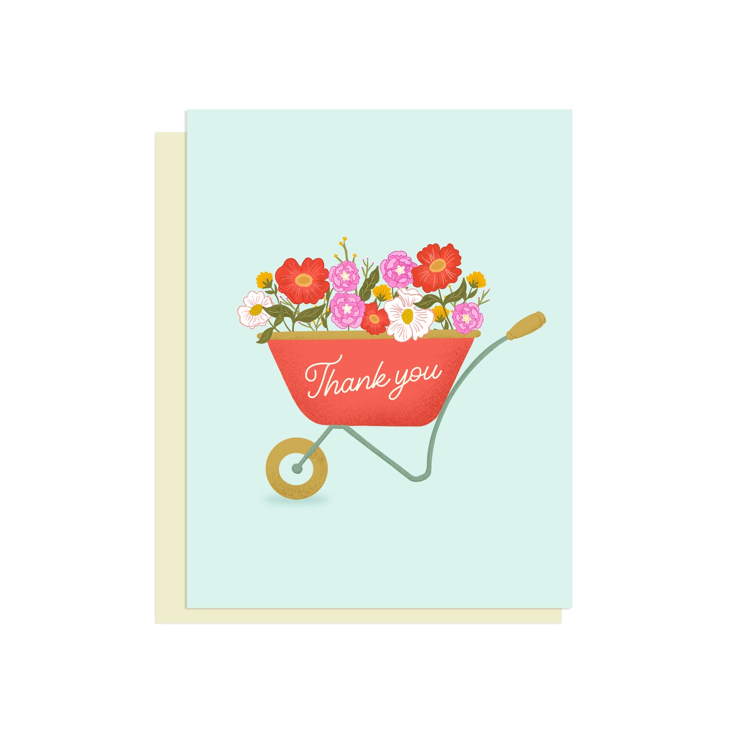 THANK YOU FLORAL WHEELBARROW