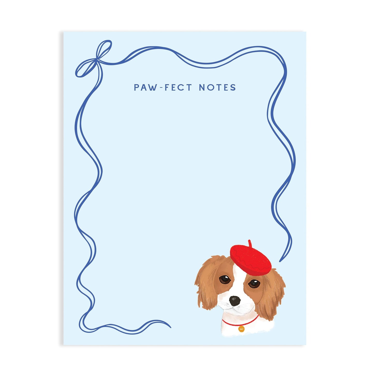 CAVALIER SPANIEL PAW-FECT NOTEPAD
