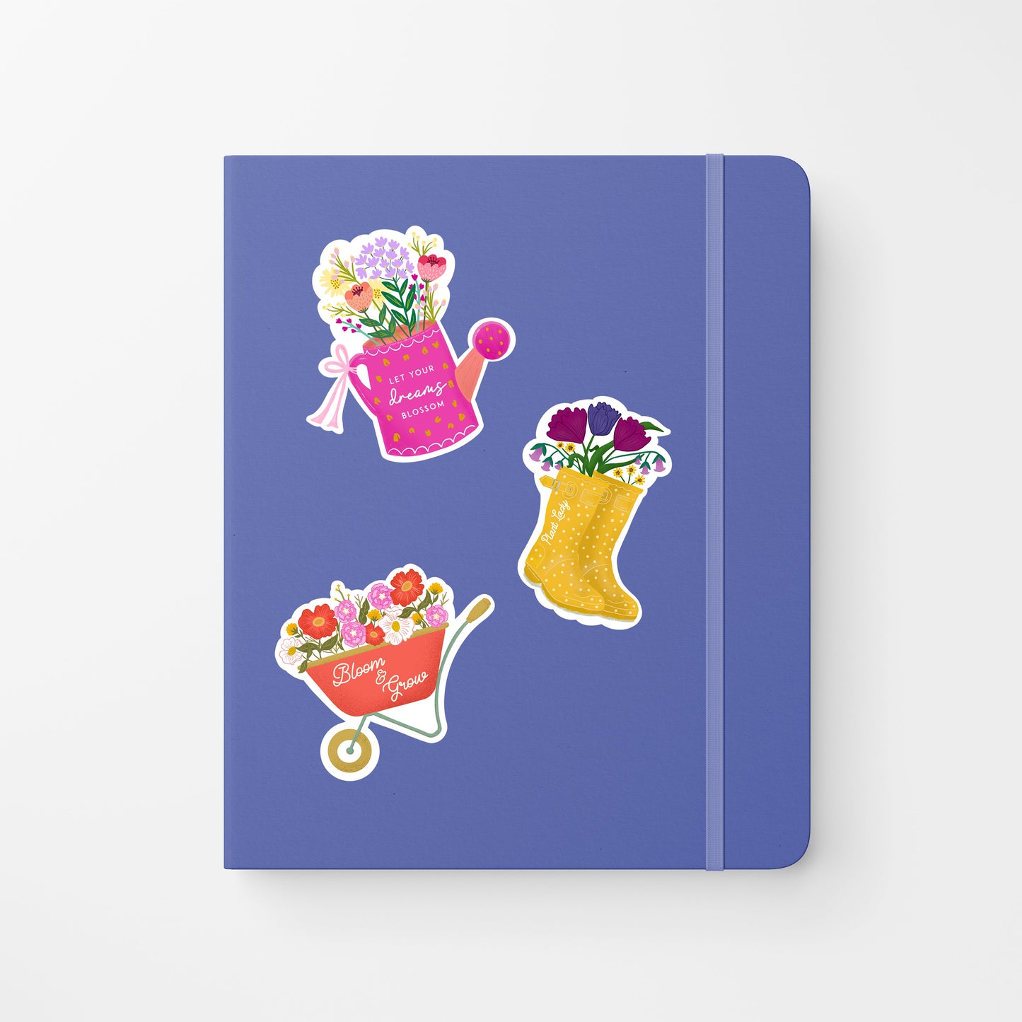 FLORAL GARDEN STICKER - SET OF 3