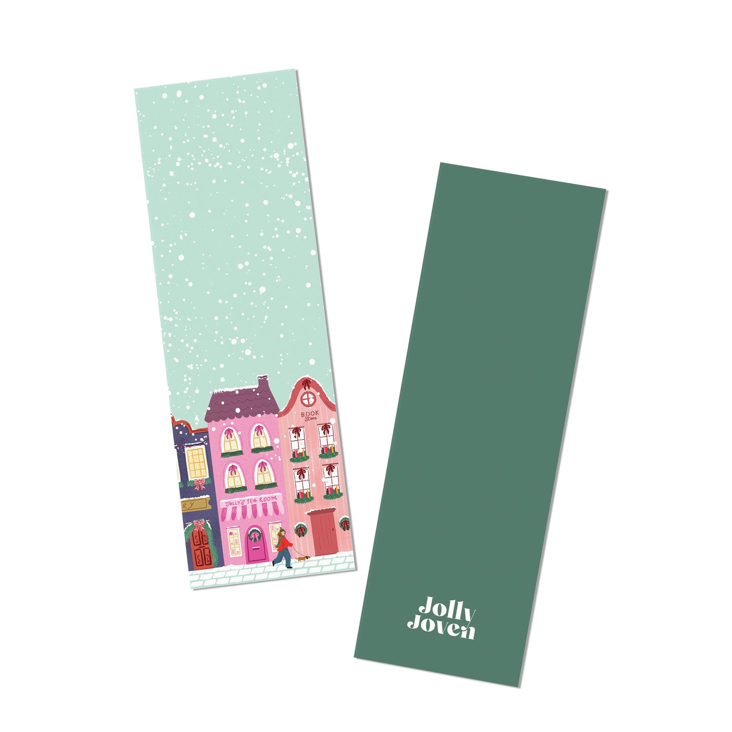 HOLIDAY WINTER TOWN BOOKMARK