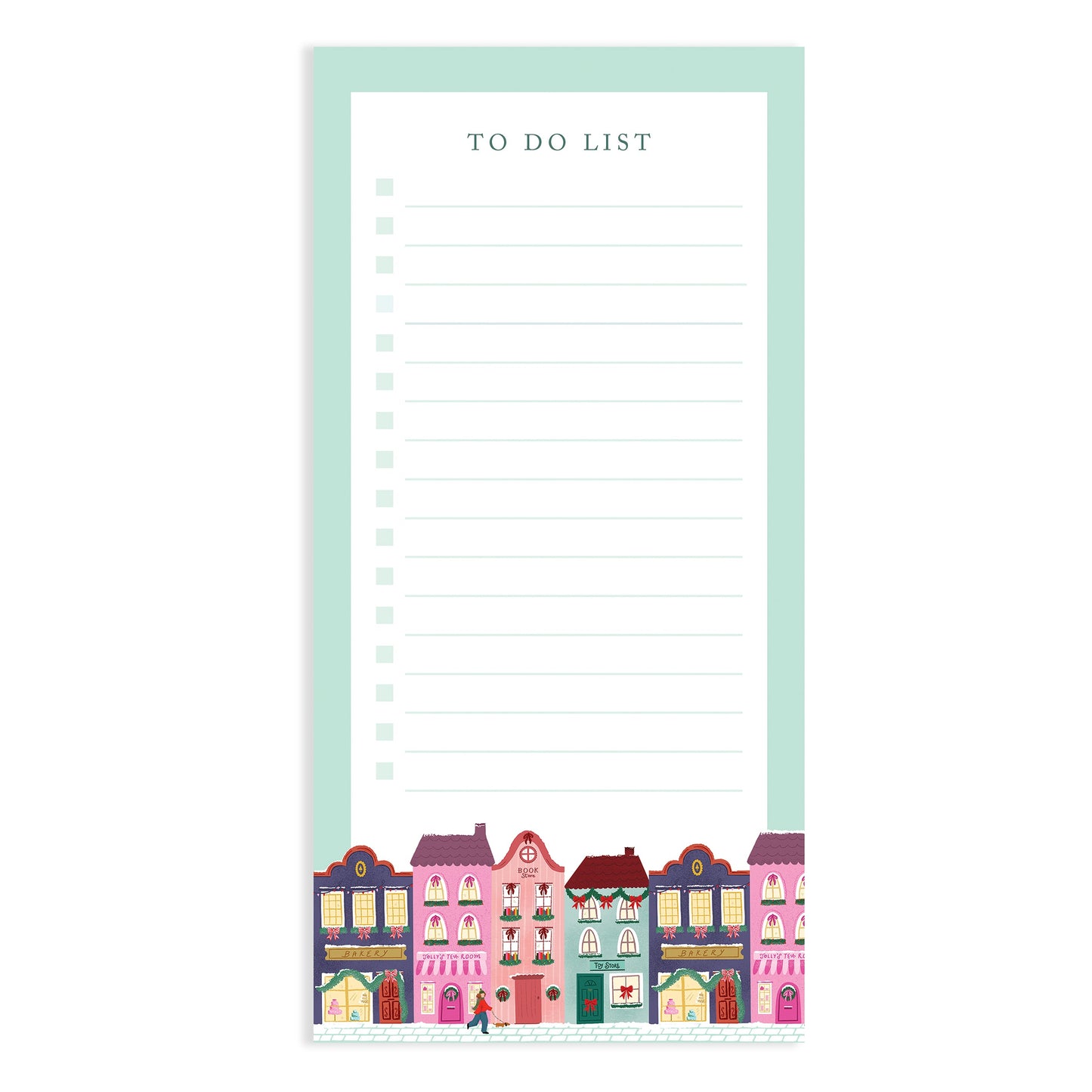 HOLIDAY WINTER TOWN LIST PAD