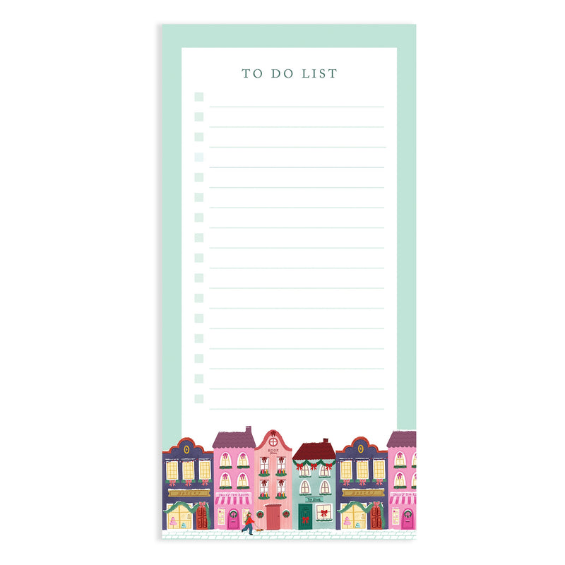 HOLIDAY WINTER TOWN LIST PAD