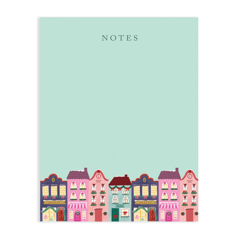 HOLIDAY WINTER TOWN NOTEPAD