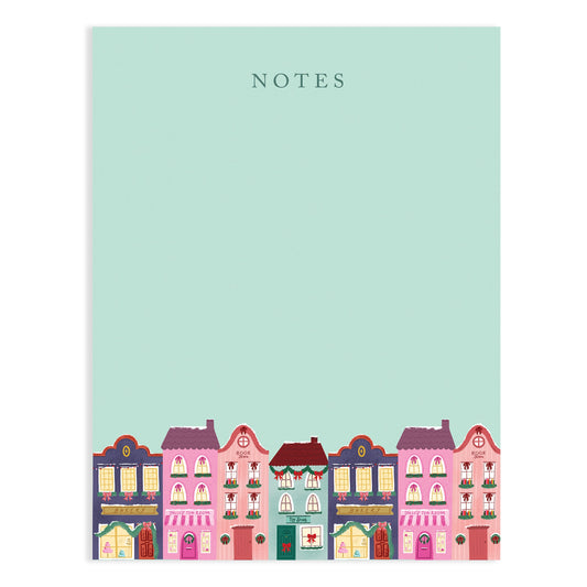 HOLIDAY WINTER TOWN NOTEPAD