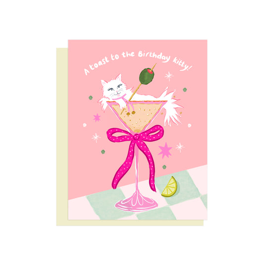A TOAST TO THE BIRTHDAY KITTY!