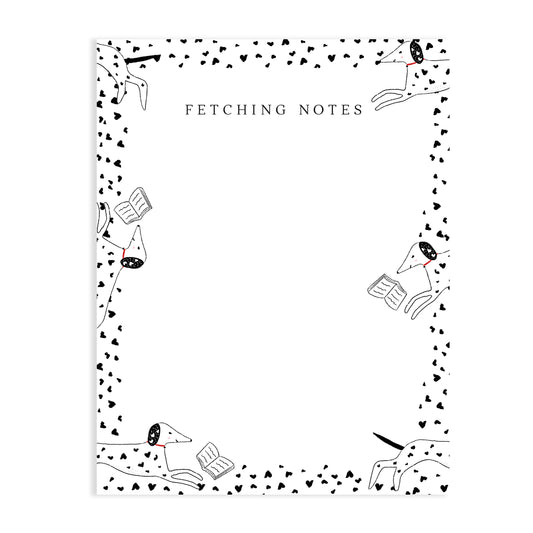 DALMATION BOOK LOVER NOTEPAD