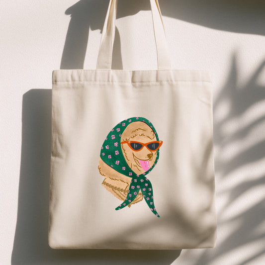TWO CHAINZ POSH POODLE TOTE BAG