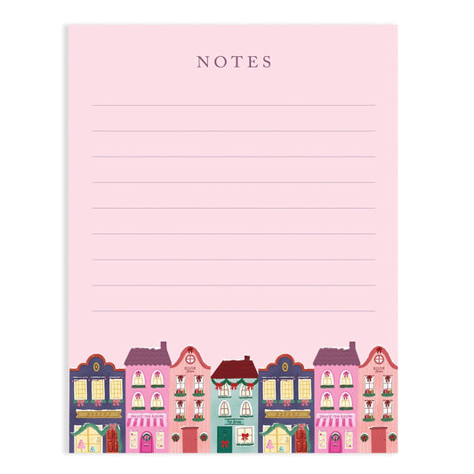 HOLIDAY WINTER TOWN NOTEPAD